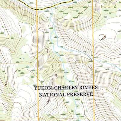 United States Geological Survey Charley River B-2 NW, AK (2018, 25000-Scale) digital map