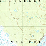United States Geological Survey Charley River B-4, AK (1956, 63360-Scale) digital map