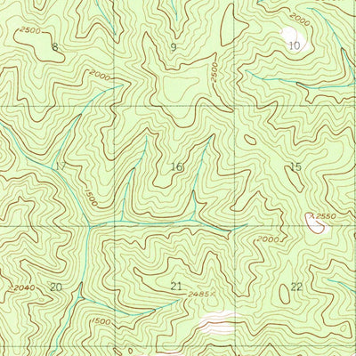 United States Geological Survey Charley River B-4, AK (1956, 63360-Scale) digital map