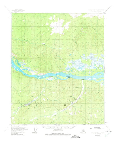 United States Geological Survey Charley River B-5, AK (1956, 63360-Scale) digital map