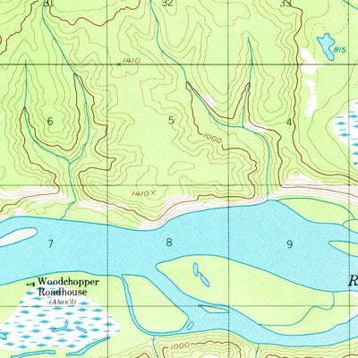 United States Geological Survey Charley River B-5, AK (1956, 63360-Scale) digital map