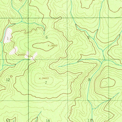 United States Geological Survey Charley River B-5, AK (1956, 63360-Scale) digital map