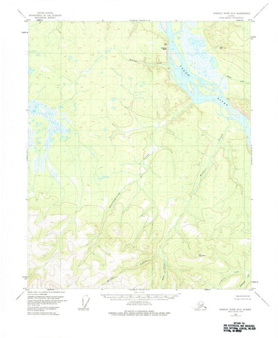 United States Geological Survey Charley River B-6, AK (1956, 63360-Scale) digital map
