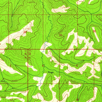United States Geological Survey Charley River C-1, AK (1956, 63360-Scale) digital map