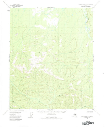 United States Geological Survey Charley River C-3, AK (1956, 63360-Scale) digital map