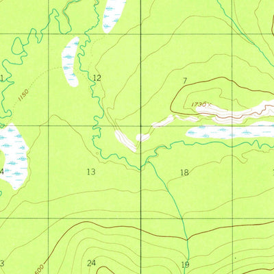 United States Geological Survey Charley River C-5, AK (1956, 63360-Scale) digital map