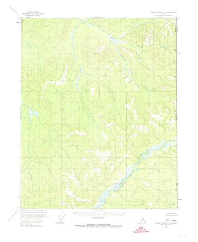 United States Geological Survey Charley River D-1, AK (1956, 63360-Scale) digital map