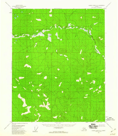 United States Geological Survey Charley River D-2, AK (1956, 63360-Scale) digital map