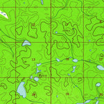 United States Geological Survey Charley River D-5, AK (1956, 63360-Scale) digital map