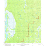 United States Geological Survey Charley River D-6, AK (1956, 63360-Scale) digital map