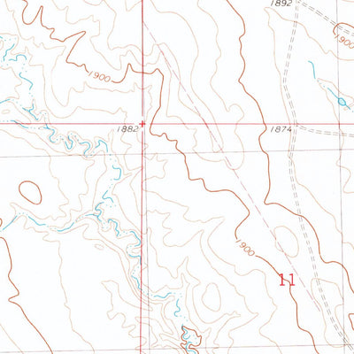 United States Geological Survey Charlie Creek, SD (1981, 24000-Scale) digital map