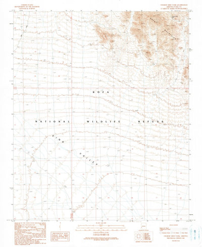 United States Geological Survey Charlie Died Tank, AZ (1990, 24000-Scale) digital map