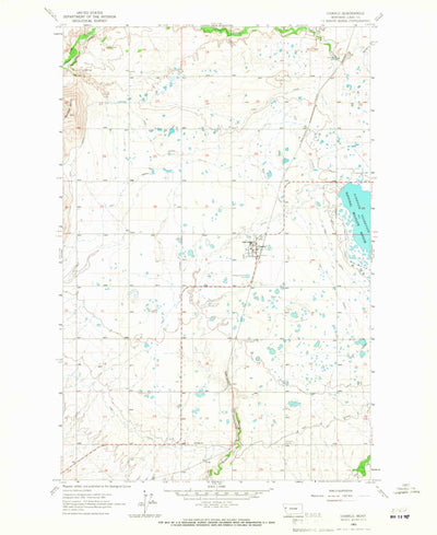 United States Geological Survey Charlo, MT (1965, 24000-Scale) digital map