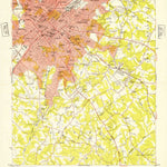 United States Geological Survey Charlotte East, NC (1949, 24000-Scale) digital map