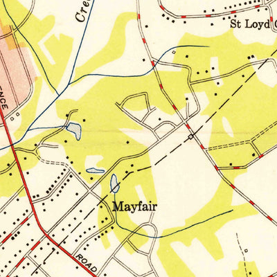 United States Geological Survey Charlotte East, NC (1949, 24000-Scale) digital map