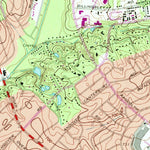 United States Geological Survey Charlotte East, NC (1967, 24000-Scale) digital map