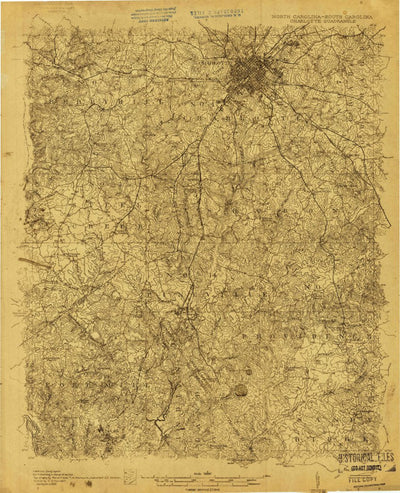 United States Geological Survey Charlotte, NC-SC (1905, 48000-Scale) digital map