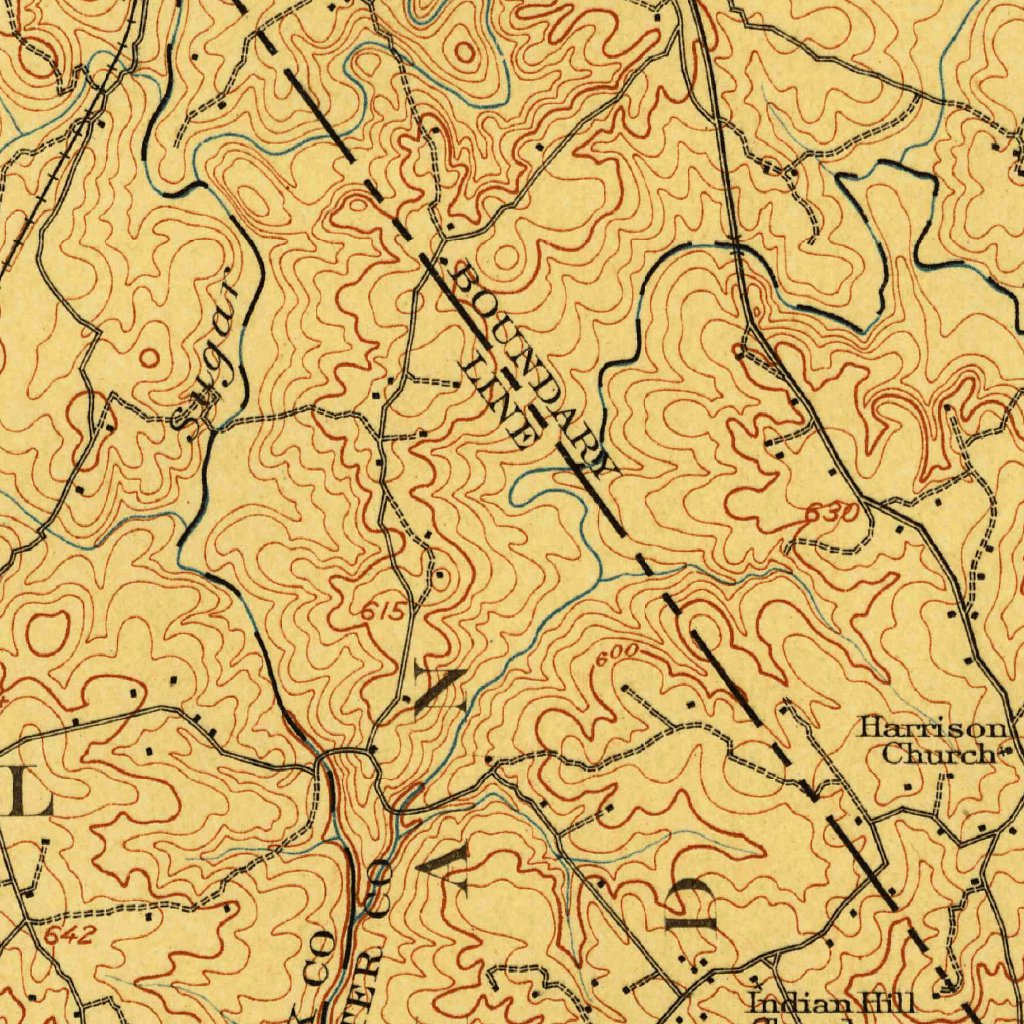 Charlotte, NC-SC (1907, 62500-Scale) Map by United States Geological ...