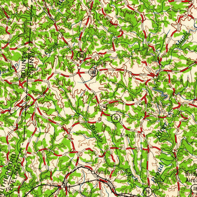 United States Geological Survey Charlotte, NC-SC (1960, 250000-Scale) digital map