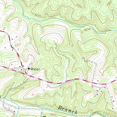 United States Geological Survey Charlotte, TN (1958, 24000-Scale) digital map
