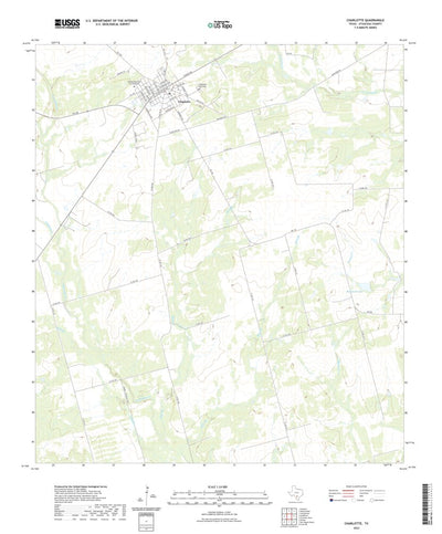 United States Geological Survey Charlotte, TX (2022, 24000-Scale) digital map