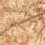 United States Geological Survey Charlottesville And Vicinity, VA (1935, 31680-Scale) digital map