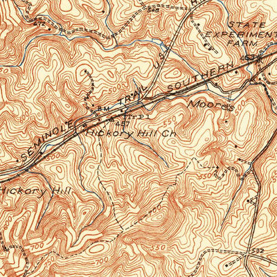 United States Geological Survey Charlottesville And Vicinity, VA (1960, 31680-Scale) digital map