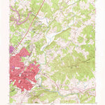 United States Geological Survey Charlottesville East, VA (1964, 24000-Scale) digital map
