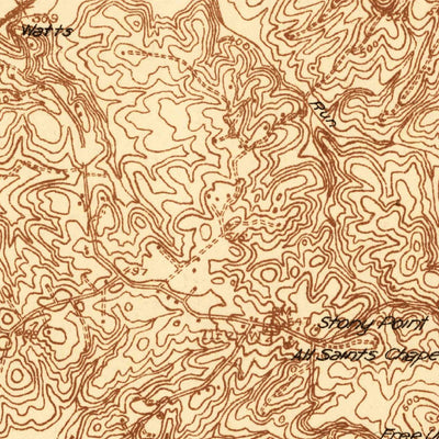 United States Geological Survey Charlottesville, VA (1935, 48000-Scale) digital map