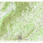 United States Geological Survey Charlottesville, VA (1986, 100000-Scale) digital map