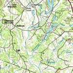 United States Geological Survey Charlottesville, VA (1986, 100000-Scale) digital map