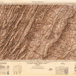 United States Geological Survey Charlottesville, VA-WV (1949, 250000-Scale) digital map