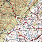 United States Geological Survey Charlottesville, VA-WV (1956, 250000-Scale) digital map