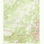 United States Geological Survey Charlottesville West, VA (1973, 24000-Scale) digital map