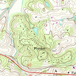 United States Geological Survey Charlottesville West, VA (1973, 24000-Scale) digital map
