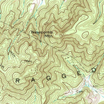 United States Geological Survey Charlottesville West, VA (1973, 24000-Scale) digital map