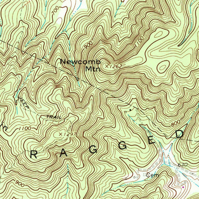 United States Geological Survey Charlottesville West, VA (1973, 24000-Scale) digital map