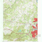 United States Geological Survey Charlottesville West, VA (1997, 24000-Scale) digital map