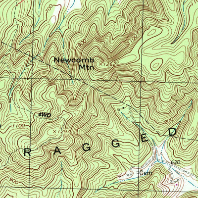United States Geological Survey Charlottesville West, VA (1997, 24000-Scale) digital map
