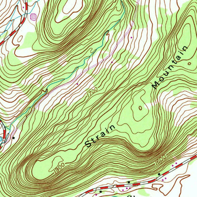 United States Geological Survey Charlotteville, NY (1943, 24000-Scale) digital map