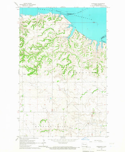 United States Geological Survey Charlson, ND (1965, 24000-Scale) digital map