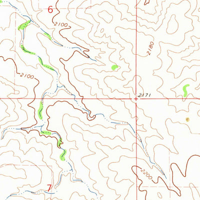 United States Geological Survey Charlson NE, ND (1965, 24000-Scale) digital map