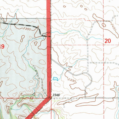 United States Geological Survey Charlson SW, ND (1997, 24000-Scale) digital map