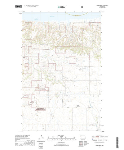 United States Geological Survey Charlson SW, ND (2020, 24000-Scale) digital map