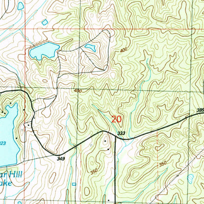 United States Geological Survey Charlton, MS (1988, 24000-Scale) digital map