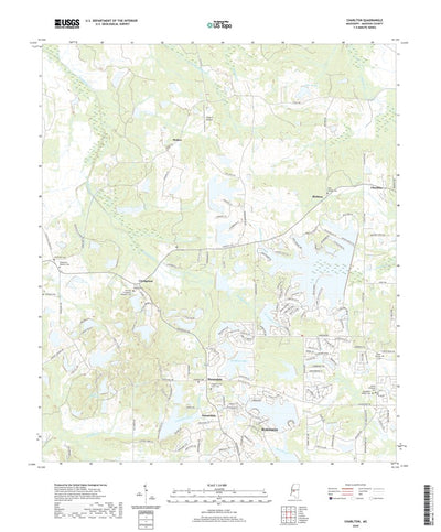 United States Geological Survey Charlton, MS (2020, 24000-Scale) digital map