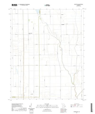United States Geological Survey Charter Oak, MO (2021, 24000-Scale) digital map