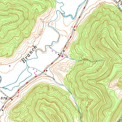 United States Geological Survey Charters, KY (1949, 24000-Scale) digital map