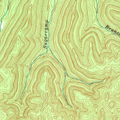 United States Geological Survey Charters, KY (1949, 24000-Scale) digital map