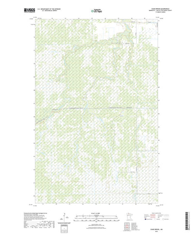 United States Geological Survey Chase Brook, MN (2022, 24000-Scale) digital map